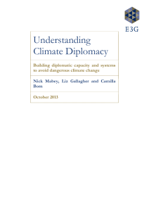 Understanding Climate Diplomacy