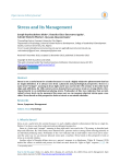 Stress and Its Management - Scientific Research Publishing
