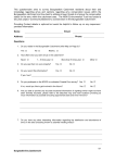 Emu Questionnaire - Envite Environment