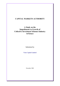 Study on Impediments to Growth of CISs in Kenya