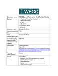 Document name WECC Second Generation Wind Turbine Models