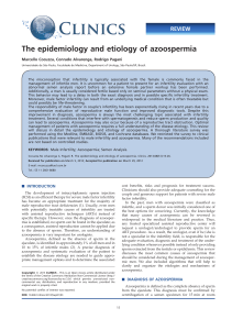 The epidemiology and etiology of azoospermia