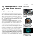 The Thermohaline Circulation - The Great Ocean Conveyor Belt