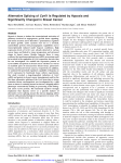 Alternative Splicing of Cyr61 Is Regulated by