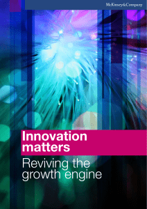 Innovation matters Reviving the growth engine