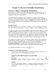 Chapter 5: Discrete Probability Distributions ∑