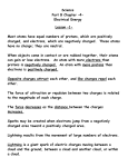 Science Part B Chapter –4- Electrical Energy Lesson –1