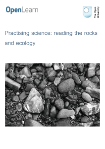 Practising science: reading the rocks and ecology