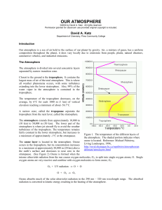 Our Atmosphere