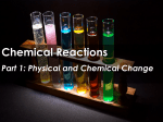 Chemical Reactions - Faculty Perry, Oklahoma
