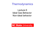 Ideal gas law - NC State University