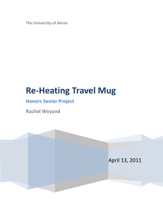 Re-Heating Travel Mug - The University of Akron