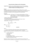 Characterization of Quinine and Its Determination