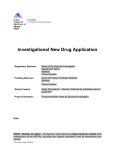 IND Application Template