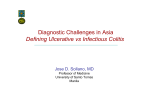 Diagnostic Challenges in Asia Defining Ulcerative vs Infectious Colitis