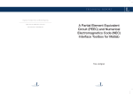 A Partial Element Equivalent Circuit (PEEC) and Numerical