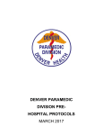Protocols - Denver Health Paramedic Division
