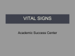 Workshop Vital Signs Assessment, 2011