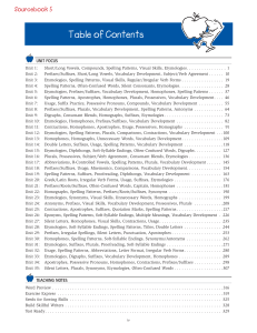 Table of Contents