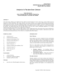 Analysis of a Flat-plate Solar Collector