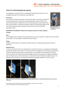 Case: Milk carton with gabletop opening (PDF 4 pages)