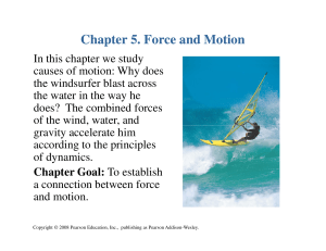 Chapter 5. Force and Motion