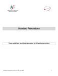 Standard Precautions - Health Protection Surveillance Centre