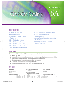 ICD-9-CM Coding