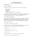 Bio 211 Genetics Laboratory Experiment 5: Human Population