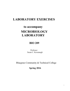 BIO 209 Laboratory Manual - Bluegrass Community and Technical