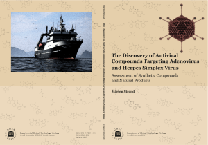 The Discovery of Antiviral Compounds Targeting Adenovirus