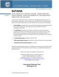 Guyana: 2016 Article IV Consultation--Press Release