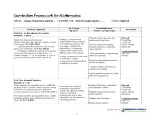 Math Grades 9-12 - Delaware Department of Education