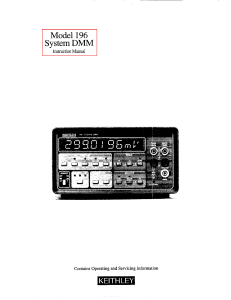 Model 196 System DMM