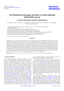 The Westerbork Hydrogen Accretion in LOcal GAlaxieS \(HALOGAS