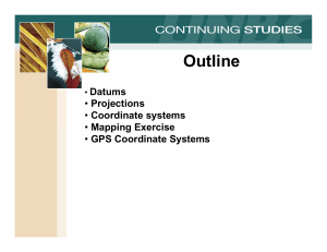 A coordinate system