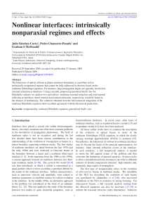 Nonlinear interfaces: intrinsically nonparaxial regimes and effects