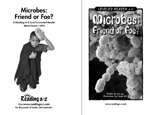 Microbes: Friend or Foe?