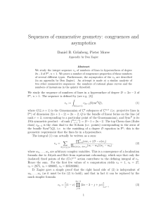 Sequences of enumerative geometry: congruences and asymptotics