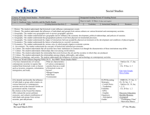 (1)In bold text, Knowledge and Skill Statement