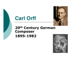 information about Carl Orff
