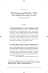 The Fundamental Structure of the International Monetary System