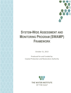 system-wide assessment and monitoring program (swamp) framework