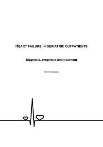 Heart failure in geriatric outpatients