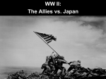 WW II: The Allies vs. Japan