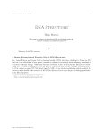 DNA Structure - OpenStax CNX