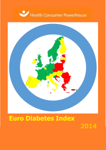 Euro Diabetes Index 2014 - Health Consumer Powerhouse