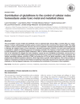 Contribution of glutathione to the control of cellular redox