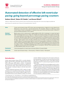 Automated detection of effective left-ventricular