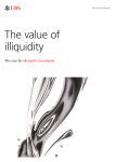 The value of illiquidity